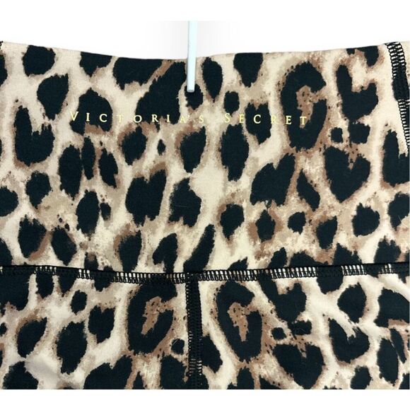 Victorias Secret Size 8 Leopard Moisture Wicking 4-Way Stretch Leggings … - Picture 5 of 5